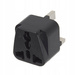 Adapter gniazda Maclean MCE154 - EU na UK - Czarny 