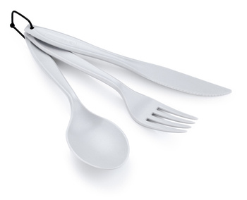 Zestaw sztućców turystycznych GSI 3 PC RING CUTLERY SET - EGGSHELL