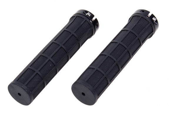 Chwyty kierownicy Verso HL-G210A-C 130 mm czarne para 