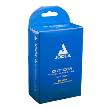 Piłeczki do tenisa stołowego Joola Outdoor Ball, Białe - 6 szt