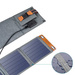 Rozkładana podróżna ładowarka solarna słoneczna fotowoltaiczna 14W z USB 5V / 2,4A panel słoneczny szary Choetech SC004