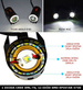 Lampa przednia Top-Light SE-LH1 komplet 2 latarek z akumulatorem