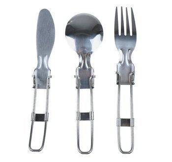 Zestaw sztućców ze stali nierdzewnej Rockland Set 3pc Stainless