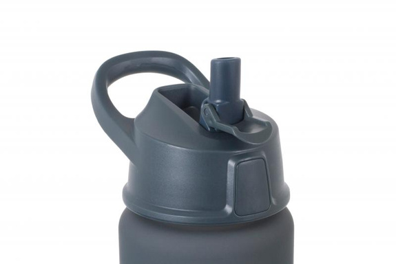 Butelka treningowa Lifeventure Flip-Top Water Bottle 750 ml - szara