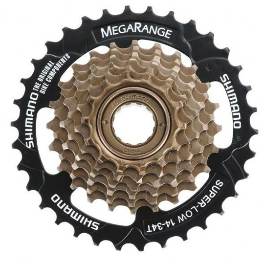 Wolnobieg Shimano MF-TZ500 7-rzędowy 14-34T brazowy
