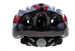 Kask Biko BASIC biały-srebrny-czerwony -HM-BI306-1