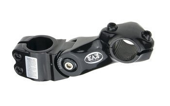 Wspornik kierownicy Ahead 28,6 regulowany aluminiowy czarny