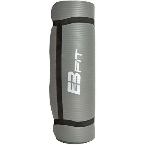 Mata fitness NBR 180x60x1,5cm ciemno szara Eb Fit