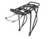 Bagażnik rowerowy  tylny regulowany 24", 26", 28" aluminium czarny z blaszką montażową