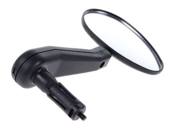 Lusterko HL-M03 180mm regulowane czarne mocowane wewnątrz kierownicy