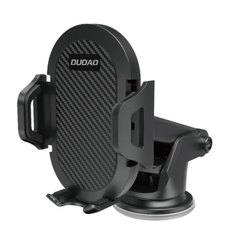 Uchwyt samochodowy teleskopowy grawitacyjny na szybę deskę rozdzielczą czarny Dudao F2S black