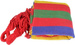 Hamak jednoosobowy kolorowy mocny 190x80 cm