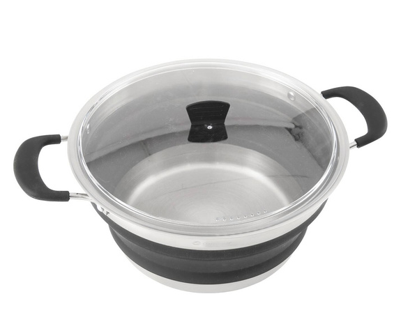 Garnek turystyczny Outwell Collaps Pot L - black