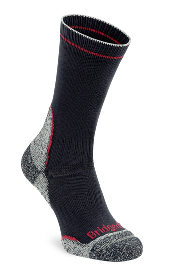 Skarpety trekkingowe Bridgedale Hike Lt T2 Coolmax P Boot - navy/red