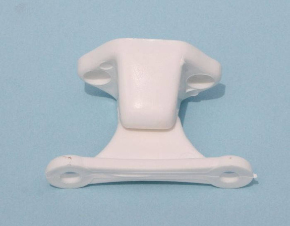 Zabezpieczenie drzwi plastikowe białe - Fawo