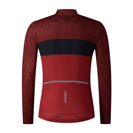 Koszulka Shimano Element L.S Jersey red