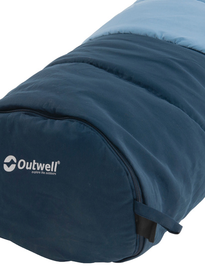 Śpiwór dziecięcy Outwell Convertible Junior (120-150 cm) - ice/navy