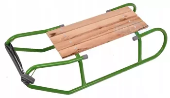 Sanki metalowe Kimet Standard zielone