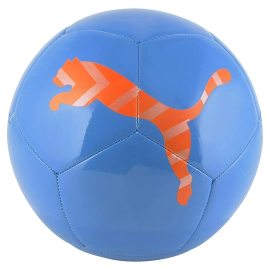 Piłka nożna Puma Icon 083993-01 - Niebiesko-Pomarańczowa