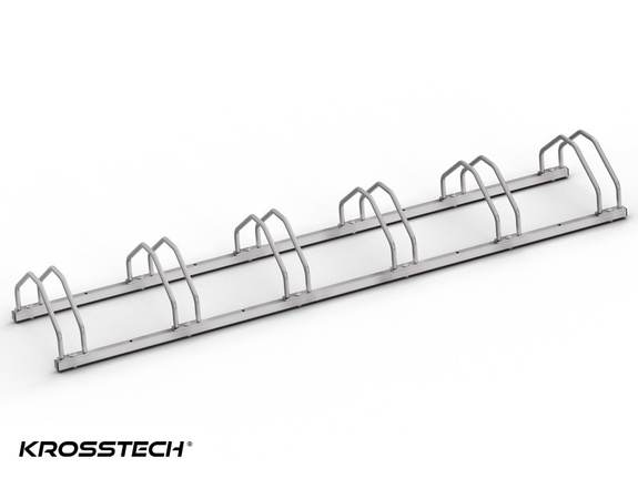 Stojak na rowery ECHO 6 na 6 rowerów ocynkowany