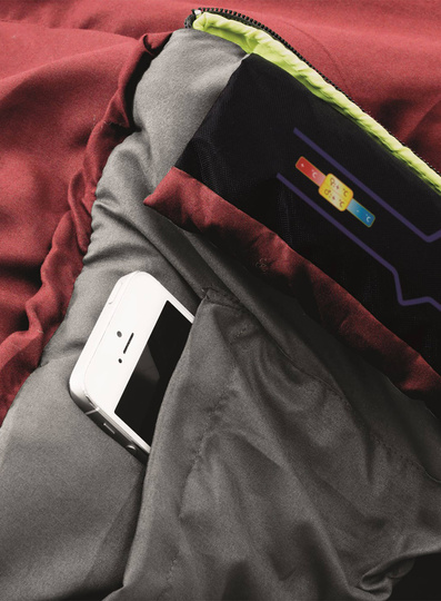 Śpiwór dla dzieci Outwell Campion Junior (140 cm) - red