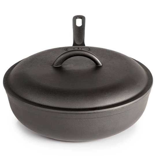 Patelnia turystyczna żeliwna GSI Outdoors Guidecast Deep Frypan