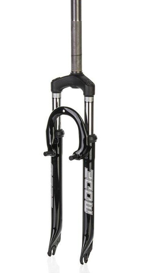 Widelec amortyzowany 26" Mode MD-711X  28,6 x 240mm x 100 gwint skok 40mm, V-brake, czarny