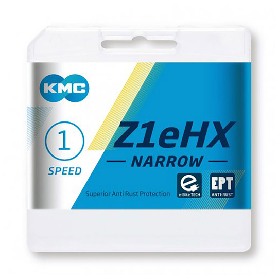 Łańcuch KMC Z1eHX EPT Narrow 128 ogniw  1-rzędowy nierdzewny