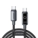 Kabel Joyroom S-A55 StarFlight 100W USB-C - USB-C 1,2m - czarny
