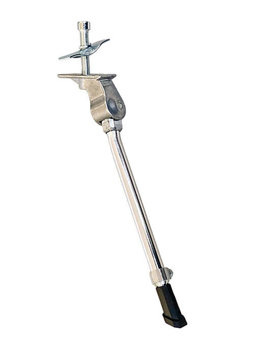 Podpórka alu regulowana 20"- 28" centralne mocowanie srebrna