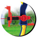 Zestaw łuczniczy Enero łuk 78cm+4 strzały+ kołczan