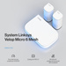 System Wi-Fi typu mesh Linksys Velop Micro 6 Zestaw 3 sztuk