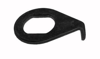 Podkładka z uchwytem osi koła - czarna