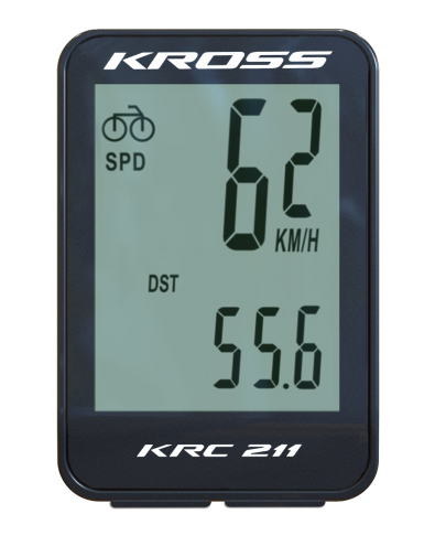 Komputerek Kross KRC 211 11-funkcjii przewodowy czarny