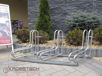 Stojak na rowery RAD 3 na 3 rowery ocynkowany