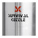 Aluminiowy czajnik turystyczny Survival Kettle Half + stalowe palenisko 