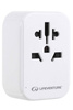 Adapter podróżny z USB i USB-C Ładowarka Lifeventure World to Europe Travel Adaptor