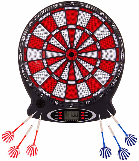 Tarcza elektroniczna do darta Enero 43cm classic - czerwona