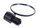 Lusterko rowerowe HL-M02 118mm czarne mocowane wewnątrz kierownicy