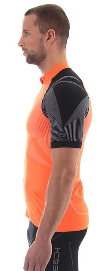 Brubeck SS10410 Koszulka rowerowa pomarańczowy