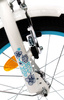Rower dziecięcy  FLOWER 16" błękitno-biały