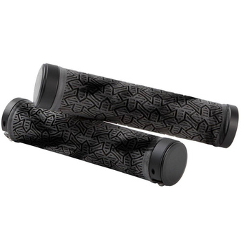 Chwyty kierownicy MTB Icon 145mm, szaro-czarne