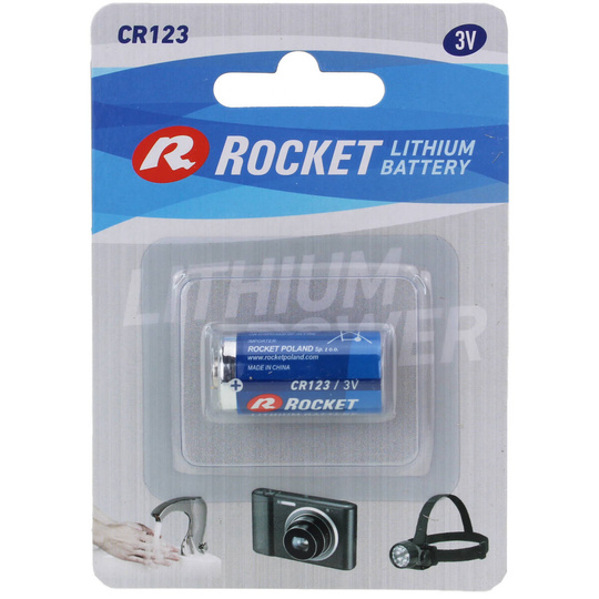 Bateria Litowa Rocket CR123 3V