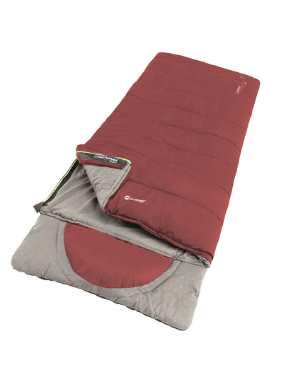 Śpiwór syntetyczny Outwell Contour Lux (190 cm) - red LZ