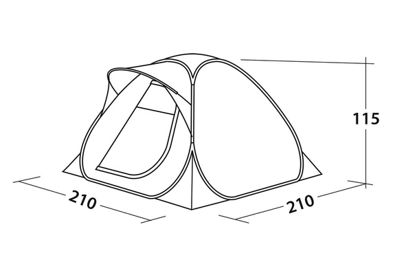 Namiot 3-osobowy Easy Camp Flameball 300