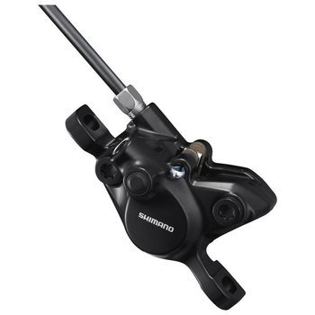 Zacisk hamulca tarczowego mechanizm P-T Shimano BR-MT200 czarny bez adaptera