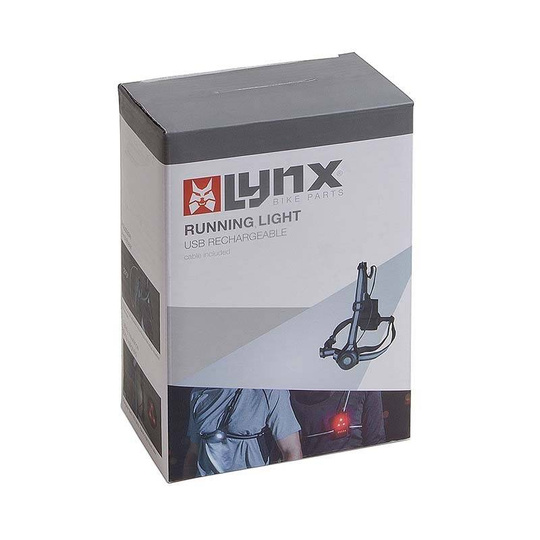 Lampka do biegania na klatkę piersiową Lynx USB rechargeable