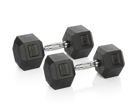 Zestaw hantli Hexagonalnych Vivo 2 x 10 kg