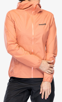 Kurtka do biegania damska Inov-8 Stormshell FZ V2 - coral