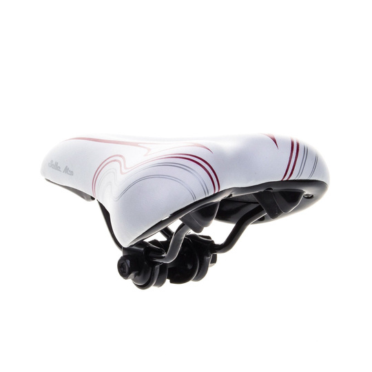 Siodło dziecięce 20" Selle Mio LIRI - biały-wzór różowy